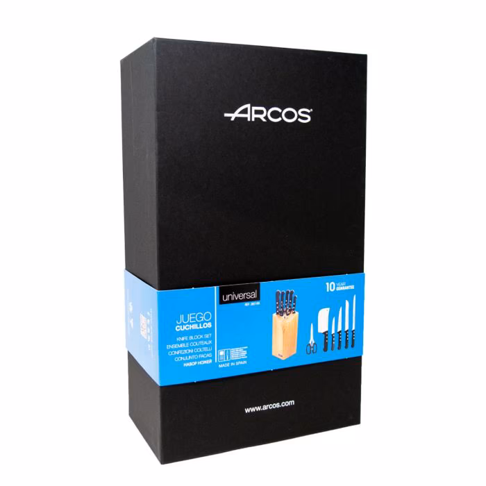 Arcos Juego Cocina 5 Piezas Serie Universal + Tijeras + Taco