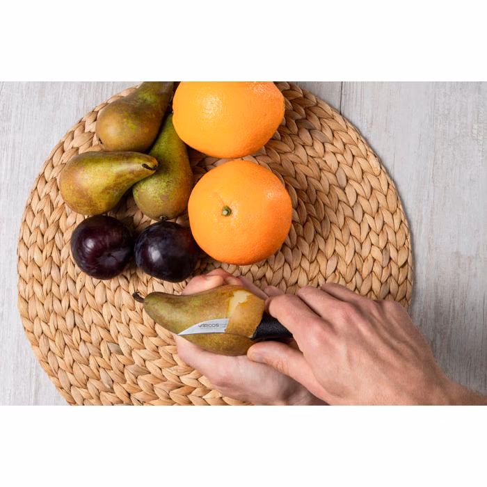 Arcos Juego De 3 Cuchillos Mondadores Color Negro Serie Nova