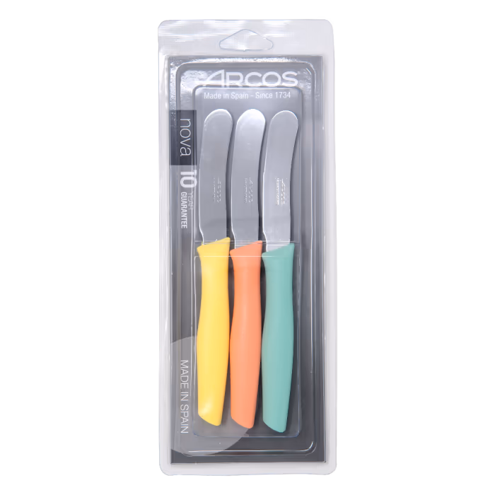 Arcos Set Cuchillos Mantequilla colores Pastel Serie Nova