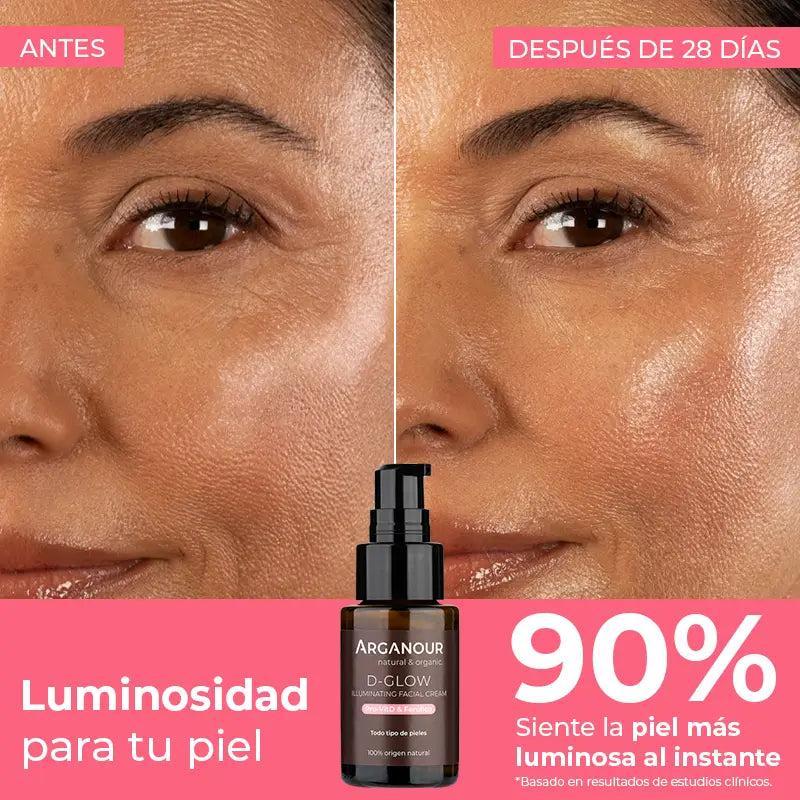 Arganour D-Glow Crema Facial Iluminadora