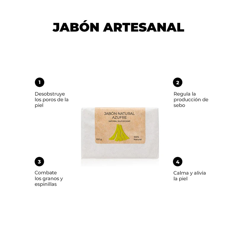 Arganour Jabón Natural De Azufre