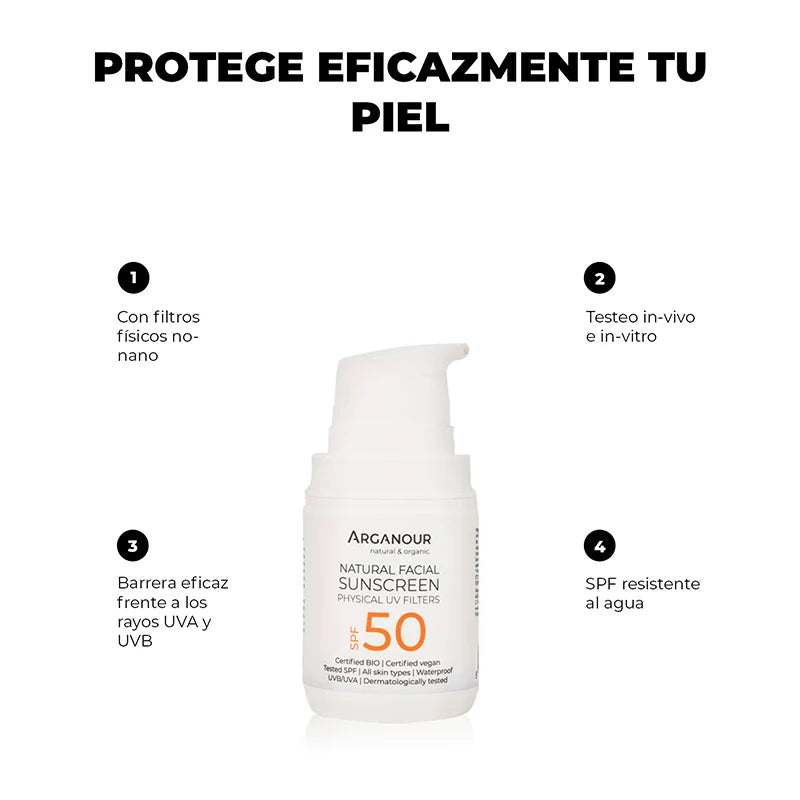 Arganour Protector Solar SPF50