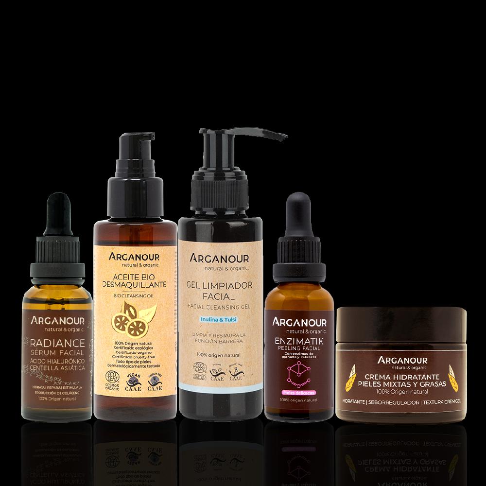 Arganour Rutina facial para pieles sensibles