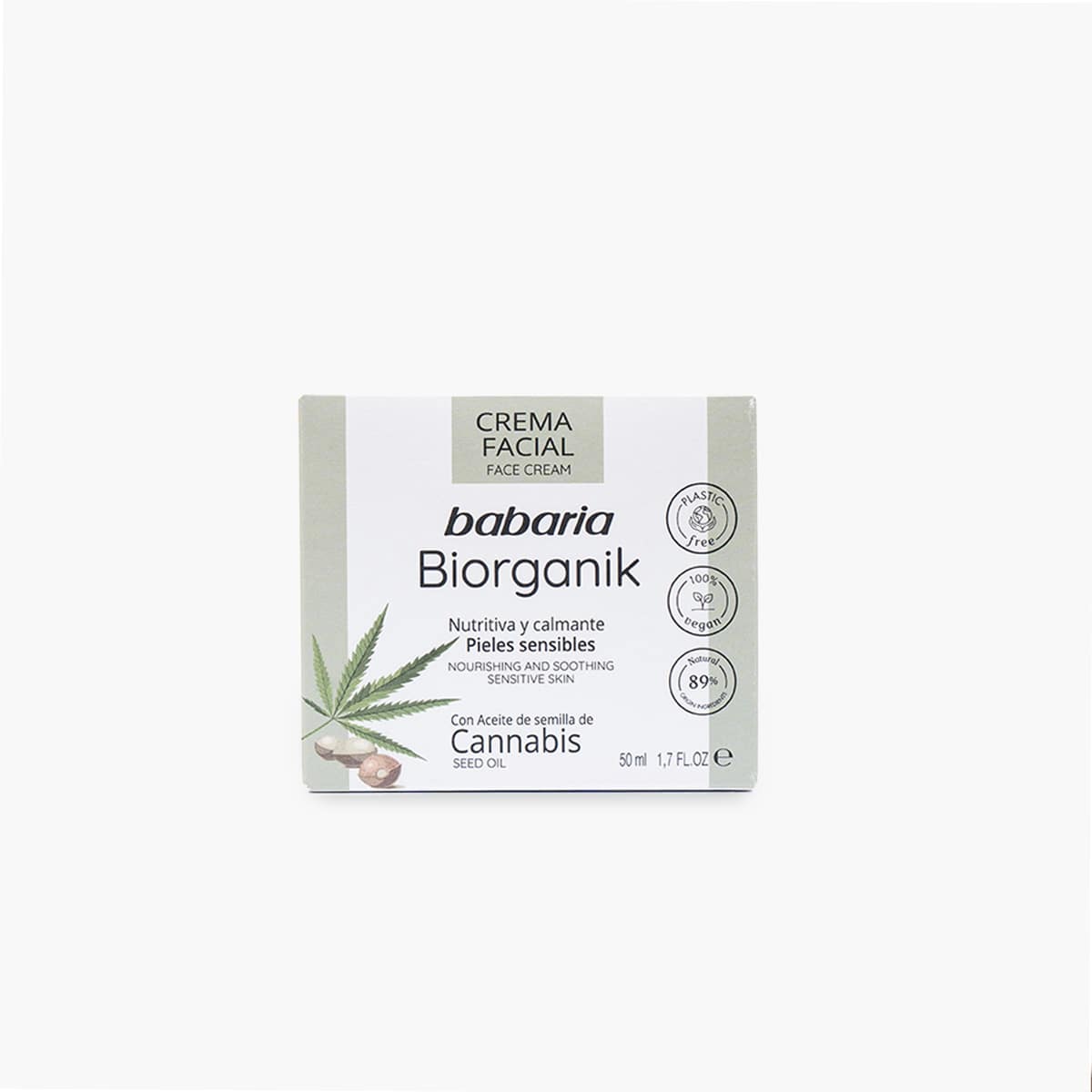 Babaria Crema Facial Biorganilk Cannabis