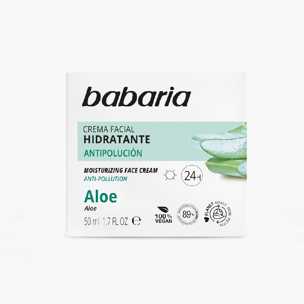 Babaria Crema Facial Hidratante Aloe Vera