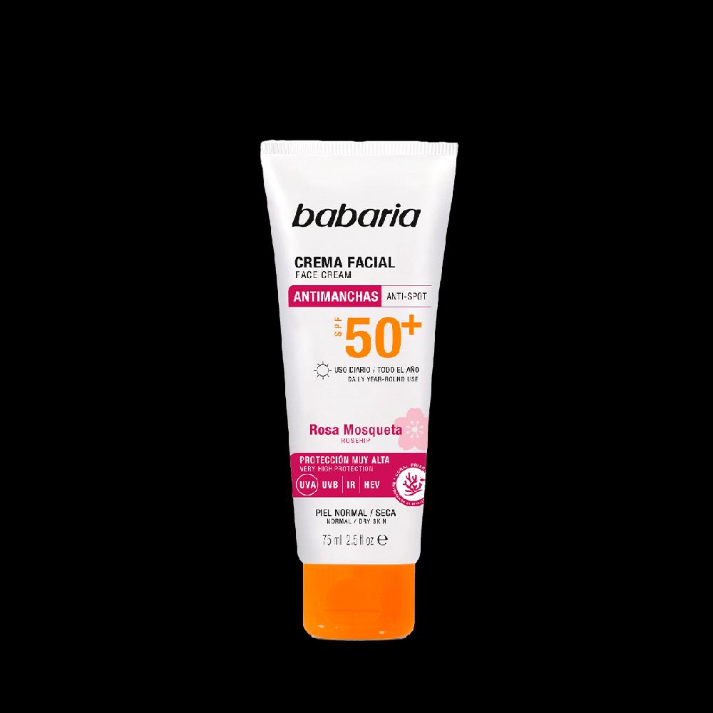 Babaria Crema Facial Solar Antimanchas SPF50+