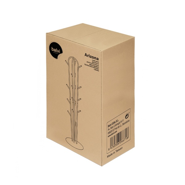 Balvi Balvi - Arizona Perchero De Pie En Forma De Cactus. 17 Ganchos. Altura: 180 Cm. Para Colgar Todo Tip