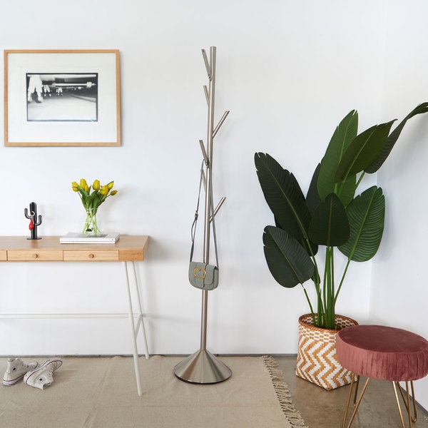 Balvi Balvi - Autumn Perchero De Pie En Metal De Color Satinado. Altura: 174cm. Para Colgar Todo Tipo De R