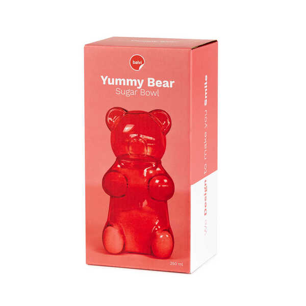 Balvi Azucarero Yummy Bear Rojo-27965