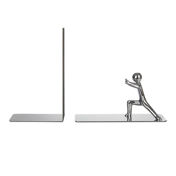 Balvi Balvi - Sujeta Libros Push Cromado Zinc