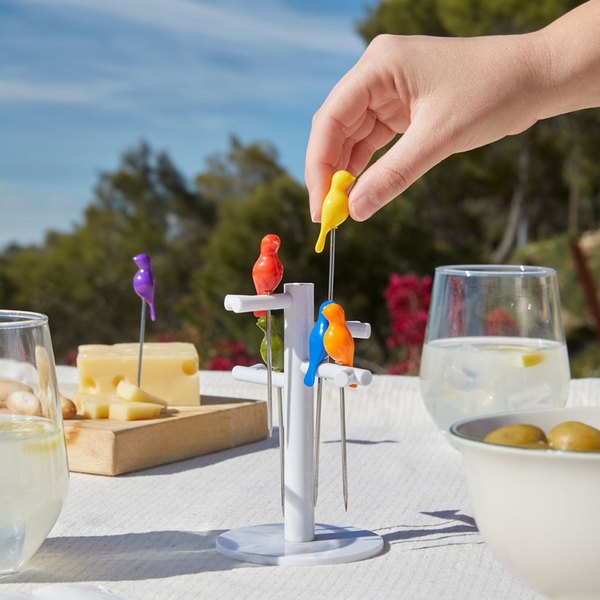 Balvi Balvi - Tenedor Aperitivo Birdies X6 Inox/ABS