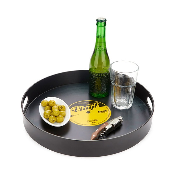 Balvi Bandeja Vinyl Negro-27892