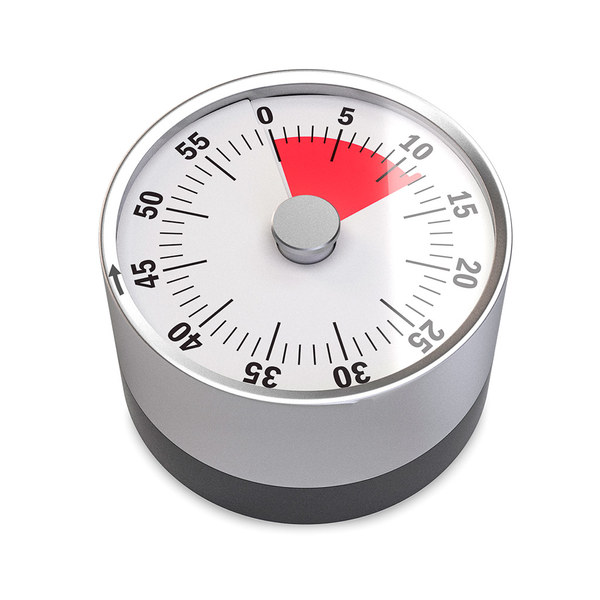 Balvi Balvi - Basics minutero mecánico y magnético. Cuenta hasta 60 minutos. Sonido de alarma al alcanzar e