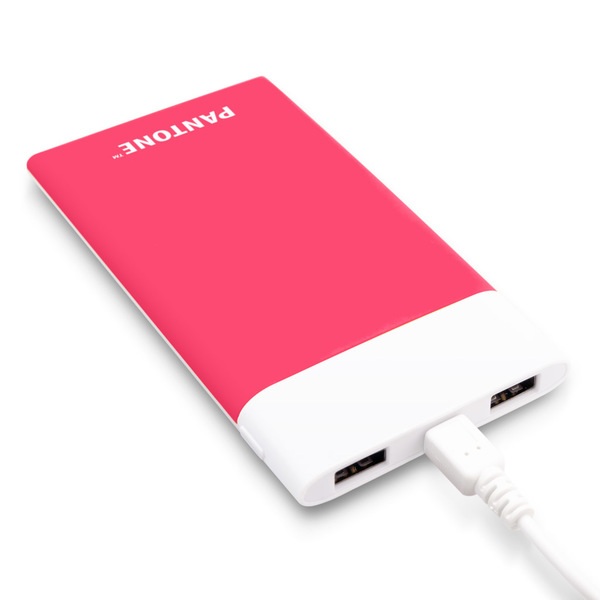 Balvi Balvi Batería 6000mAh Pantone Color Rosa Carga Rápida Indicador De Carga LED Con Cable USB DC5V Entra