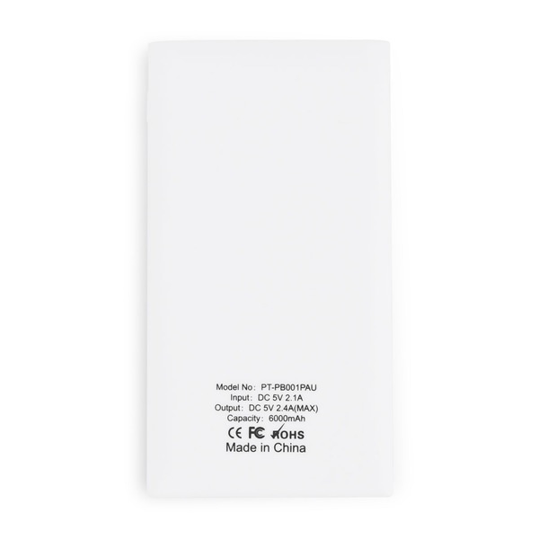 Balvi Balvi Batería 6000mAh Pantone Color Rosa Carga Rápida Indicador De Carga LED Con Cable USB DC5V Entra