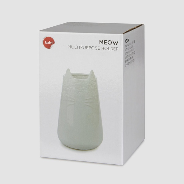 Balvi Bote Multiusos Meow Blanco-27531