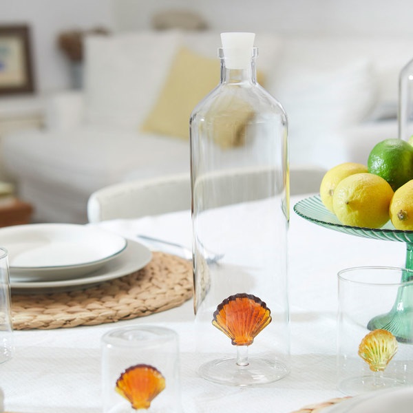 Balvi Botella Atlantis Shell ámbar-27842