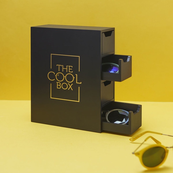 Balvi Caja Gafas De Sol The Cool Box Negro-27669