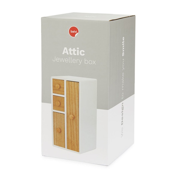 Balvi Caja Joyero Attic Blanco-27690