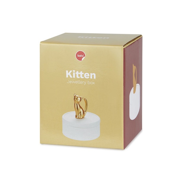 Balvi Caja Joyero Kitten Dorado-27436