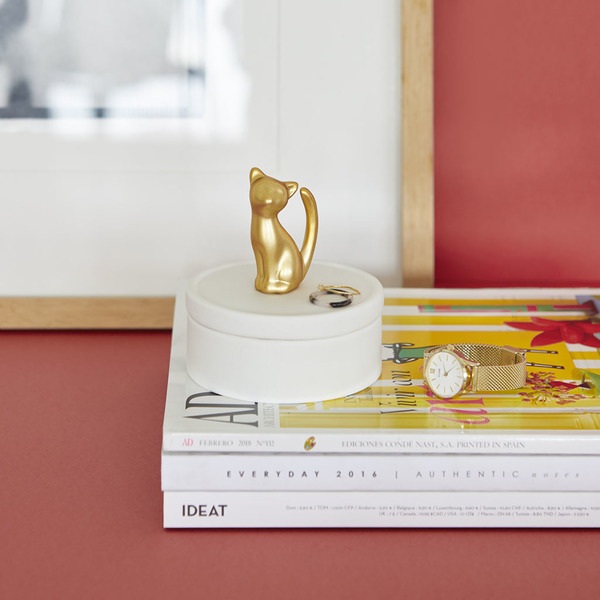 Balvi Caja Joyero Kitten Dorado-27436