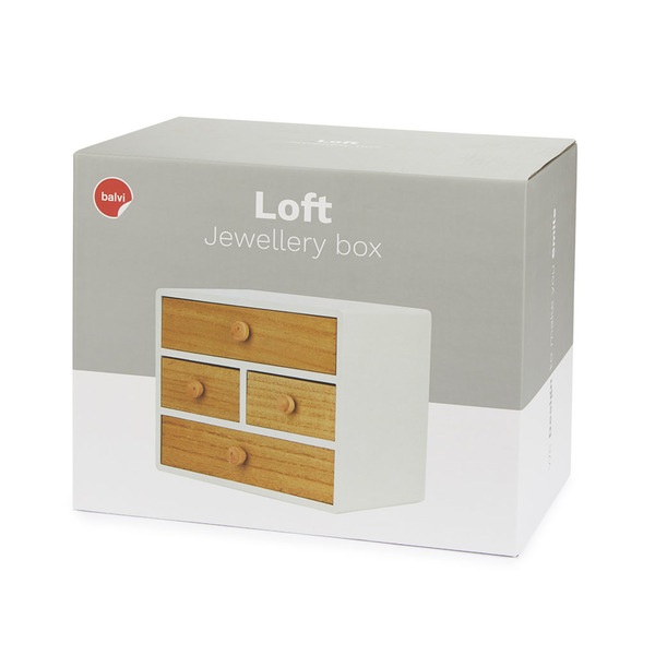 Balvi Caja Joyero Loft Blanco-27691