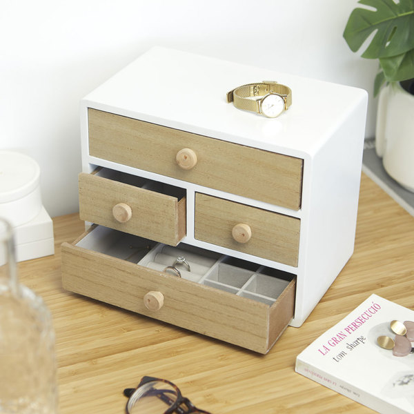 Balvi Caja Joyero Loft Blanco-27691