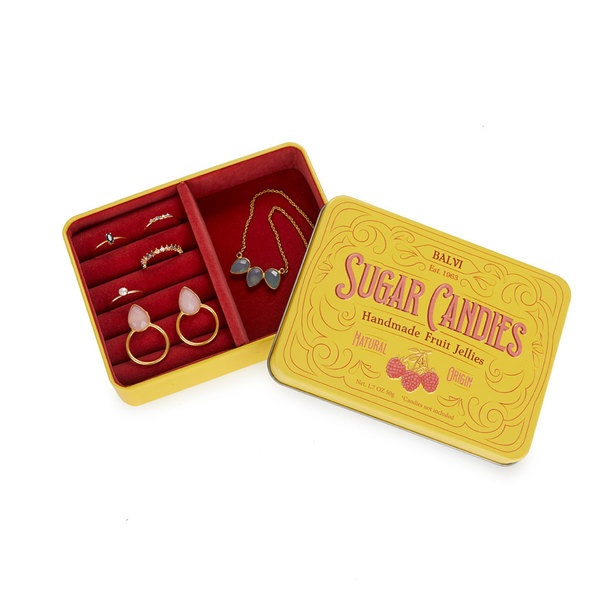 Balvi Caja joyero Sugar Candies amarillo-28013