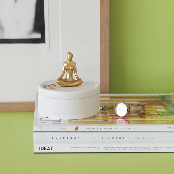 Balvi Caja Joyero Yoga Dorado-27542