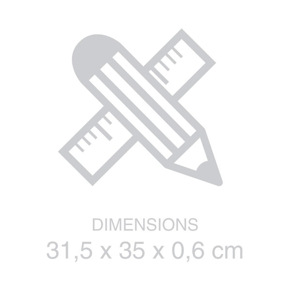 Balvi Balvi - Calendar Pizarra Magnética Para Puerta De Nevera. Anota Tu Lista De La Compra. Incluye Un Rot