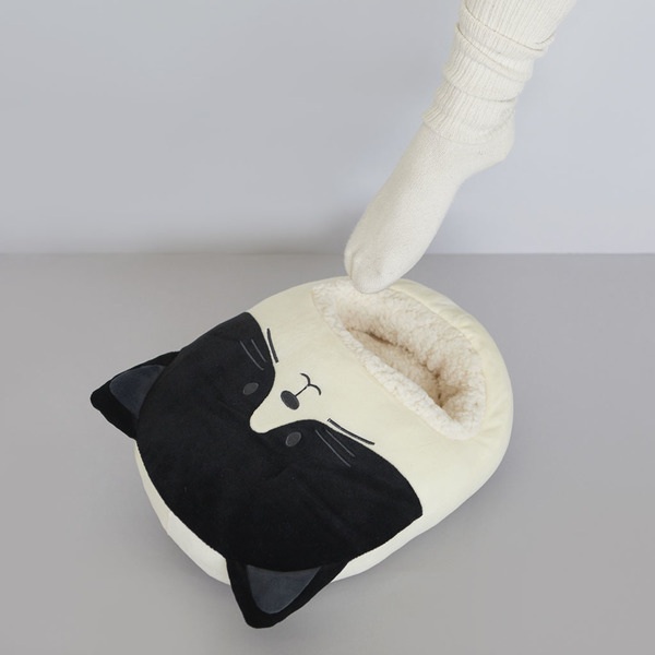 Balvi Calienta Pies Kitty Frac Blanco/negro-27767