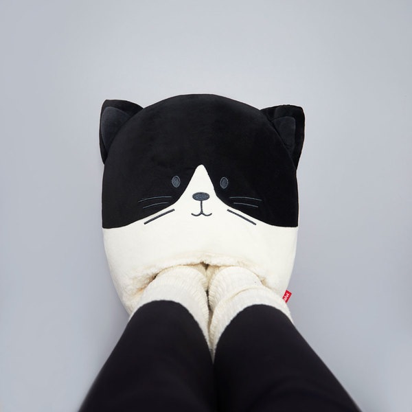 Balvi Calienta Pies Kitty Frac Blanco/negro-27767