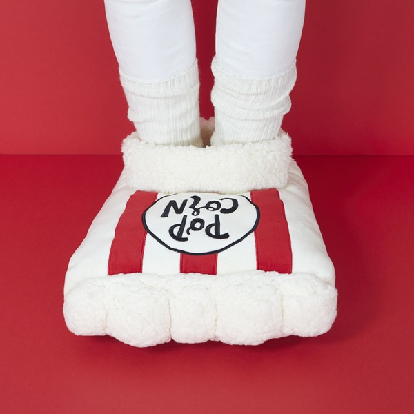 Balvi Calienta Pies Popcorn Blanco/rojo-27657