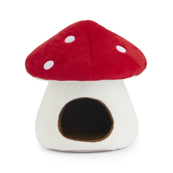 Balvi Cama para cobaya Mushroom beige/rojo-27736