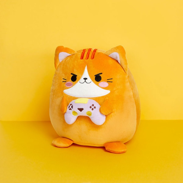 Balvi Cojín Fluffy Kawaii Gamer Naranja-27890