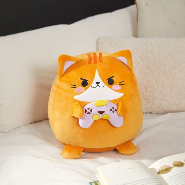Balvi Cojín Fluffy Kawaii Gamer Naranja-27890