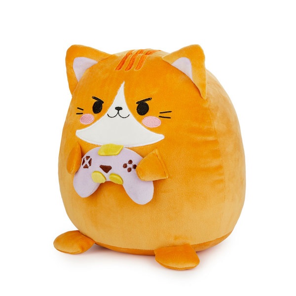 Balvi Cojín Fluffy Kawaii Gamer naranja-27890