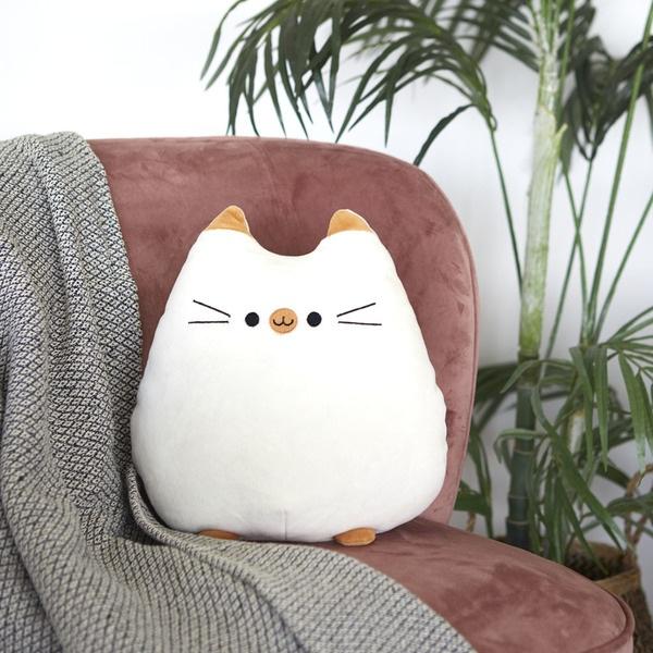 Balvi Balvi Cojín Sweet Kitty Color Blanco Forma De Gato Suave Y Muy Blando Poliéster