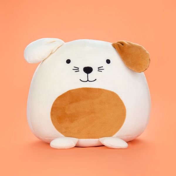 Balvi Balvi Cojín Woof Color Blanco Forma De Perro Suave Y Muy Blando Poliéster