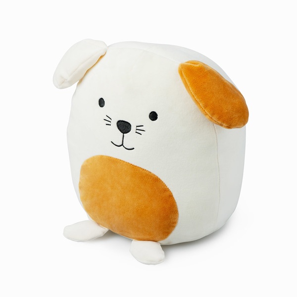 Balvi Balvi Cojín Woof Color blanco Forma de perro Suave y muy blando Poliéster