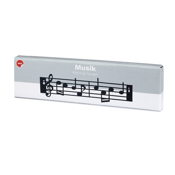 Balvi Colgador Llaves Musik Negro-27445