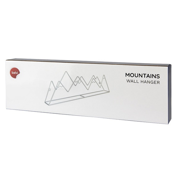 Balvi Colgador Pared Mountain Plateado-27185
