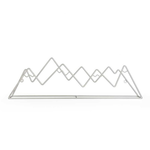 Balvi Colgador pared Mountain plateado-27185