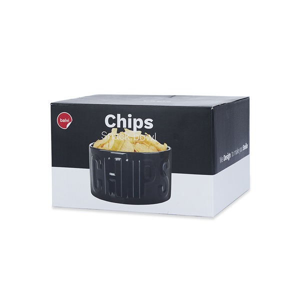 Balvi Cuenco Aperitivo Chips Negro-27661