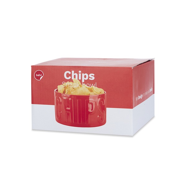 Balvi Cuenco Aperitivo Chips Rojo-27659