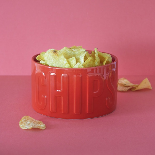 Balvi Cuenco Aperitivo Chips Rojo-27659