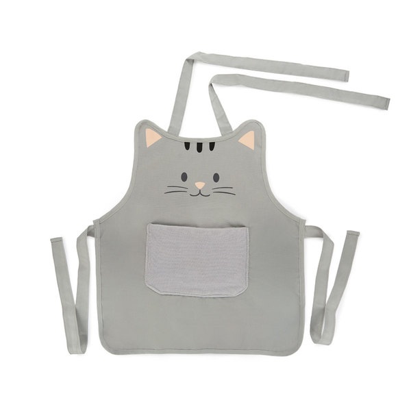 Balvi Delantal Kitty gris-27975