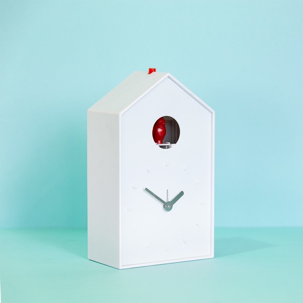 Balvi Balvi Despertador Cucu Color Blanco Reloj De Mesa O De Pared Pilas:1xAA + 2xC (no Incluidas) Plástico