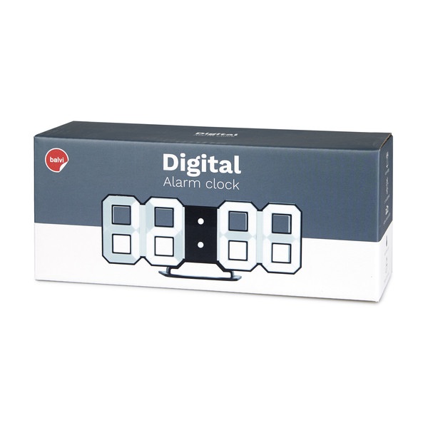 Balvi Despertador Digital (S) Negro-27649