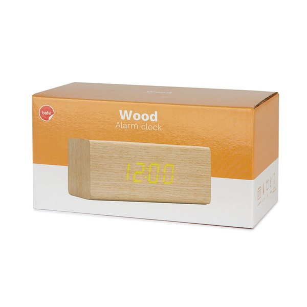 Balvi Despertador Timber Cable USB Incl.-27166